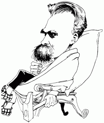 Nietzsche y el martillo / Fuente: Página sobre filosofía