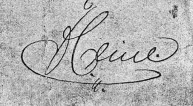 signatura Heine