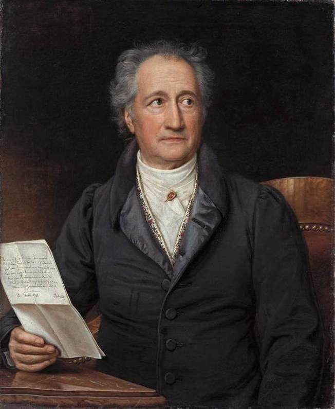 Retrato de Goethe, por K. Joseph Stieler (1828) / Neue Pinakothek (Múnich)